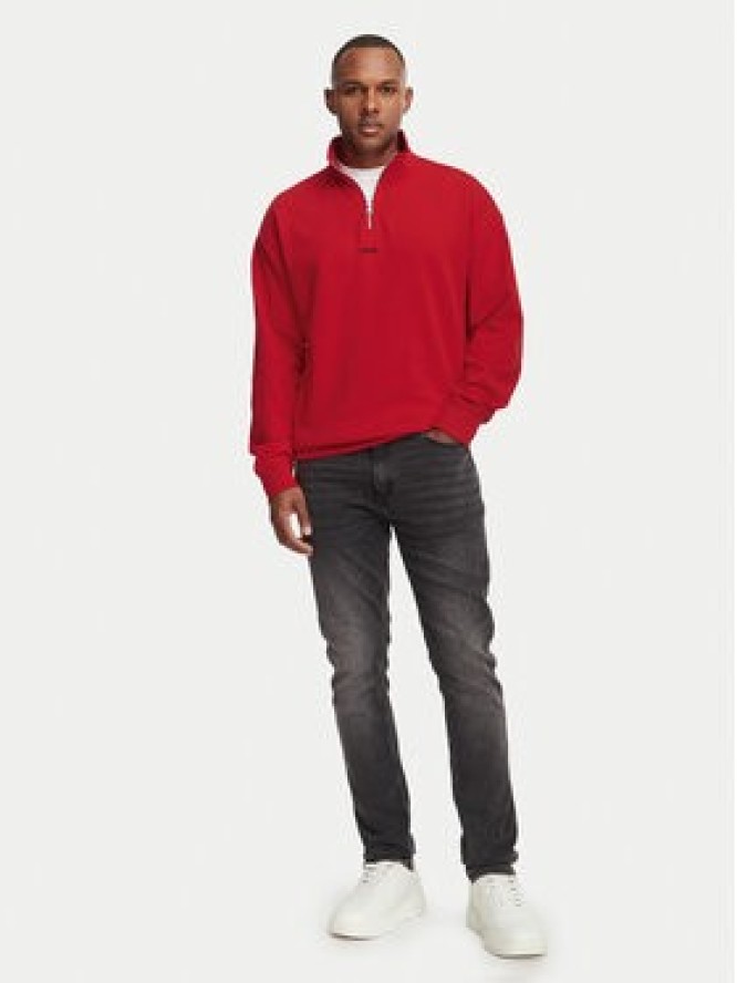 HUGO Bluza Durty244 50525881 Czerwony Relaxed Fit