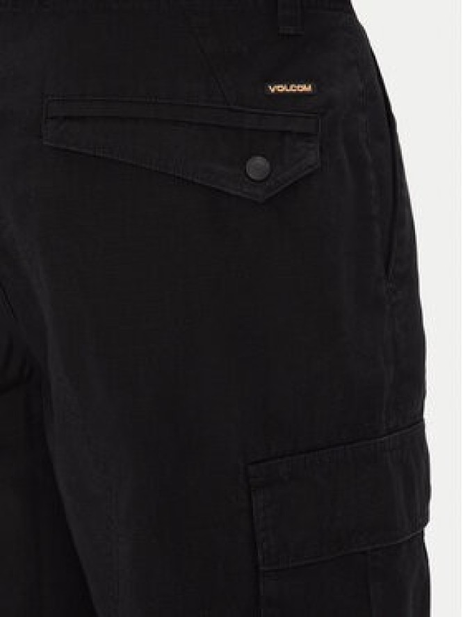 Volcom Szorty materiałowe Strange Tripper A0912502 Czarny Loose Fit