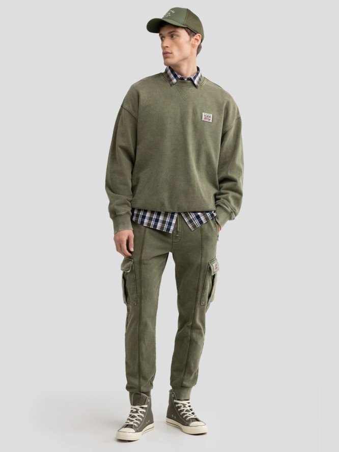 Czapka męska z daszkiem zielona Evan 304