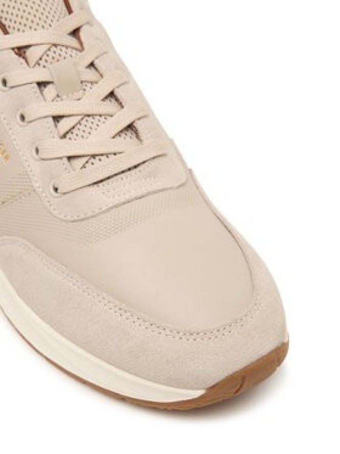 Tommy Hilfiger Sneakersy Dressy Runner FM0FM05910 Beżowy jasny