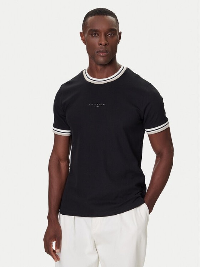 Nautica T-Shirt N1S03473 Czarny Regular Fit