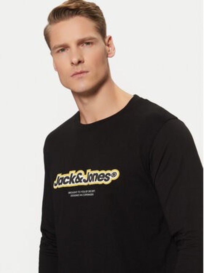 Jack & Jones Longsleeve Vesterbro 12266419 Czarny Relaxed Fit