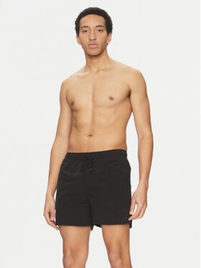 Tommy Hilfiger Szorty kąpielowe UM0UM03477 Czarny Regular Fit