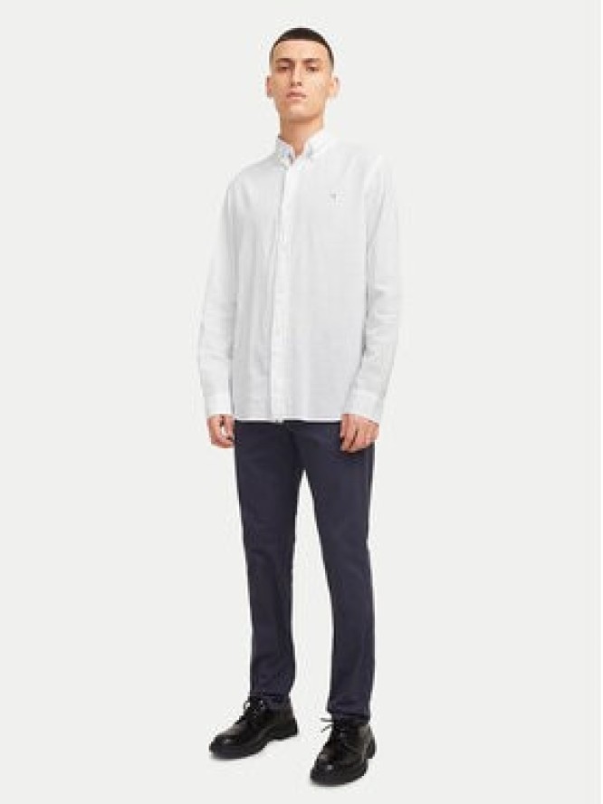 Jack & Jones Koszula Summer 12274599 Biały Regular Fit