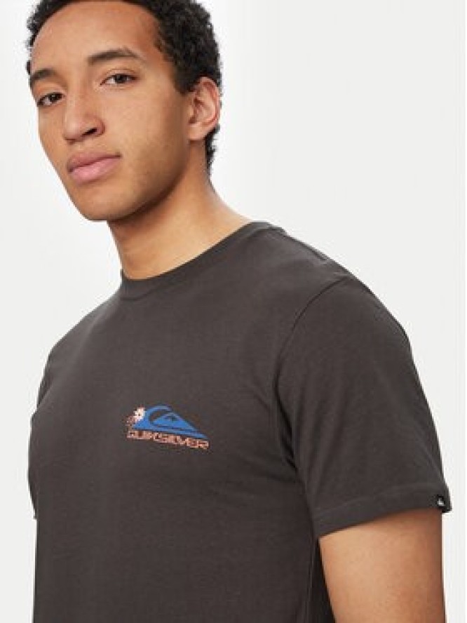 Quiksilver T-Shirt EV Barrel Paradise EQYZT08285 Czarny Regular Fit