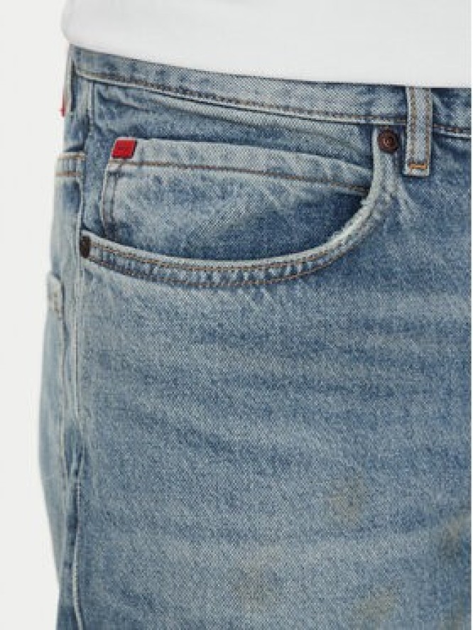 HUGO Szorty jeansowe 50537709 Niebieski Regular Fit