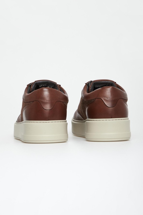 Sneakersy męskie skórzane BALDININI