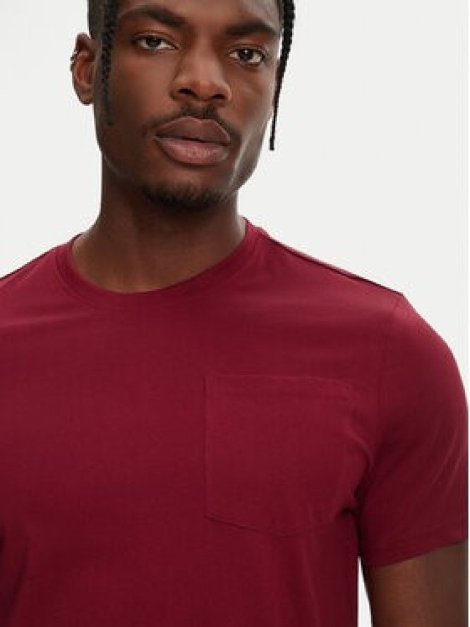 Robe di Kappa T-Shirt Dorel 64131EW Bordowy Regular Fit