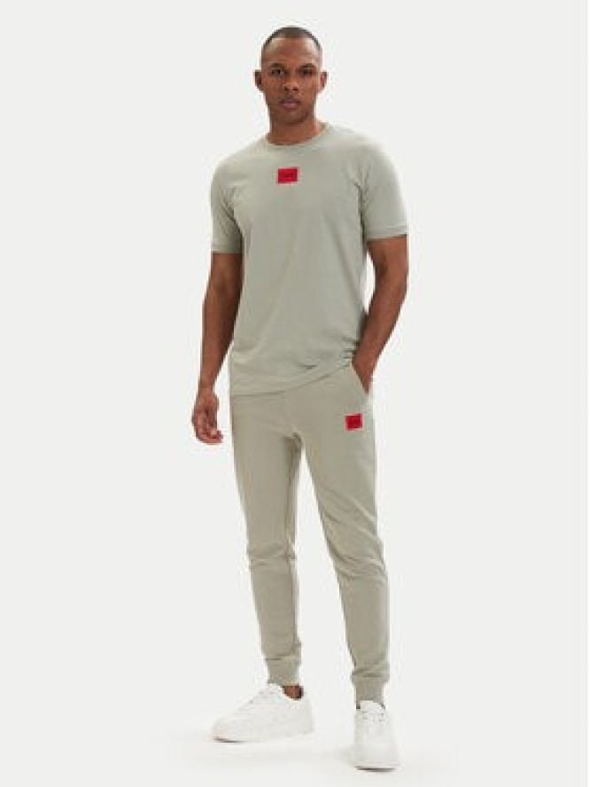 HUGO Spodnie dresowe Doak212 50447963 Zielony jasny Regular Fit