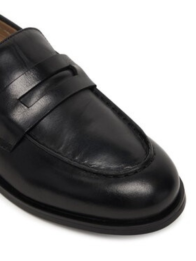 Calvin Klein Półbuty Ess Rubber Penny Loafer Pol Lth HM0HM02025 Czarny