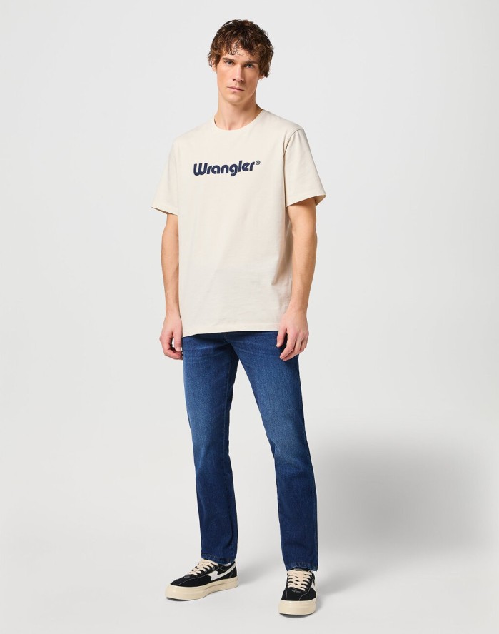WRANGLER TEXAS SLIM MĘSKIE SPODNIE JEANSOWE JEANSY DŻINSY BLUE SOUL 112350661 W12S017997