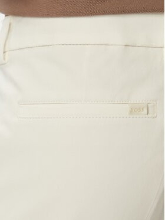 BOSS Chinosy Kaiton1 50543945 Kremowy Regular Fit