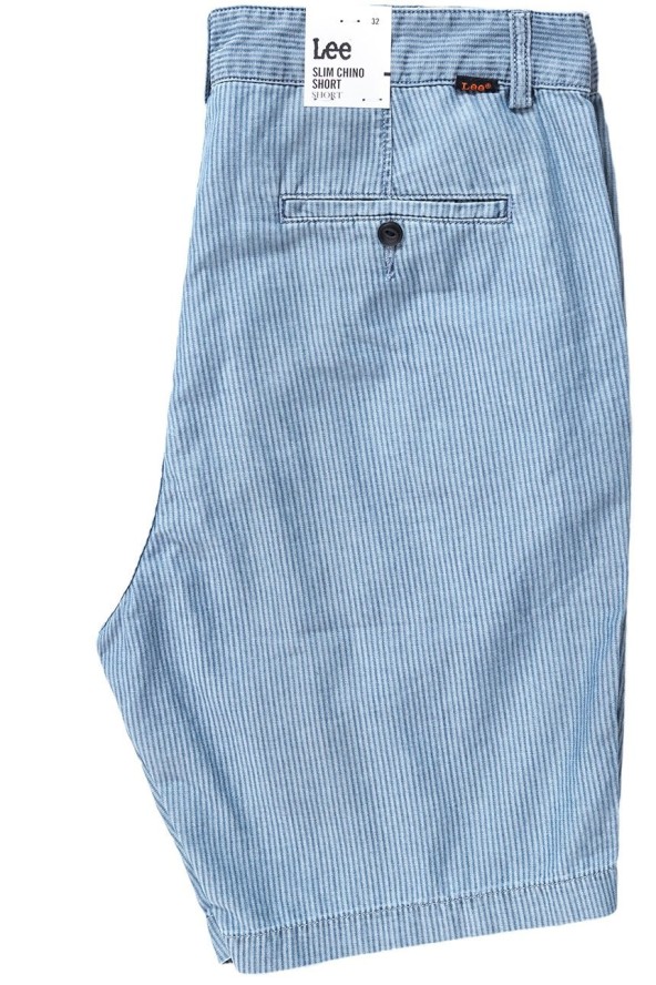 SPODENKI LEE SLIM CHINO SHORT WASHED STRIPE L73HKREV 112120594