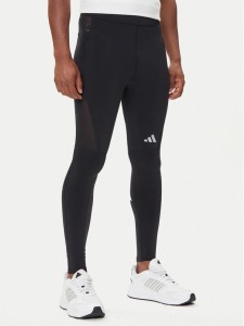 adidas Legginsy Run It LJY4615 Czarny Slim Fit