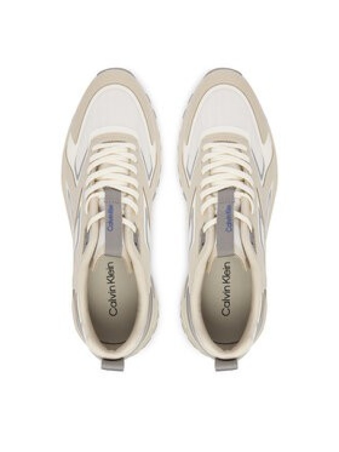 Calvin Klein Sneakersy Hike Runner Laceup Stipe M-Su HM0HM02155 Beżowy