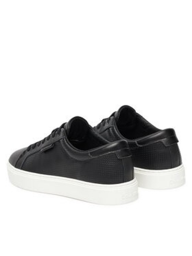 Calvin Klein Sneakersy Clean Cup Low Laceup Perf Lth HM0HM01870 Czarny