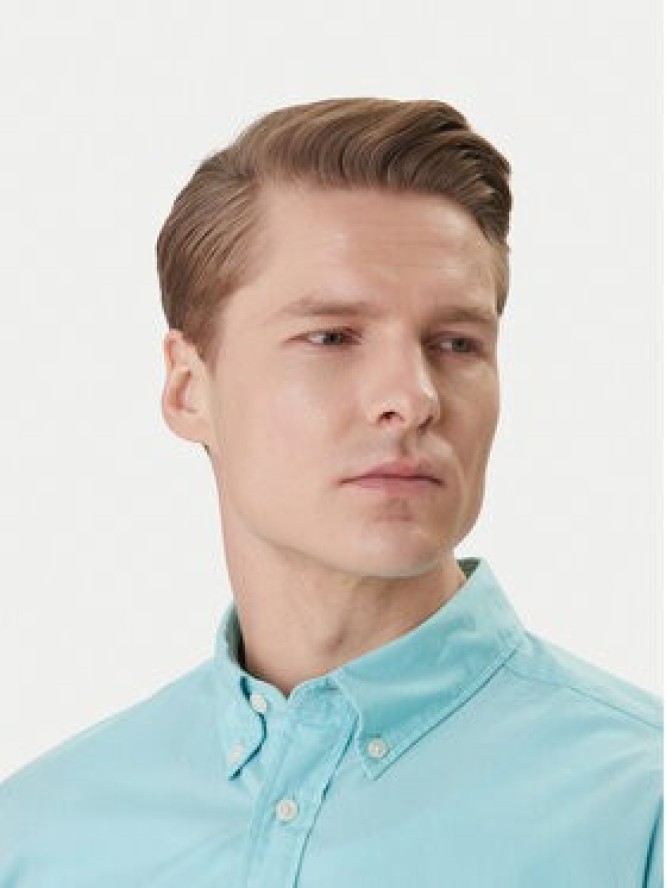 Tommy Hilfiger Koszula MW0MW42630 Turkusowy Regular Fit