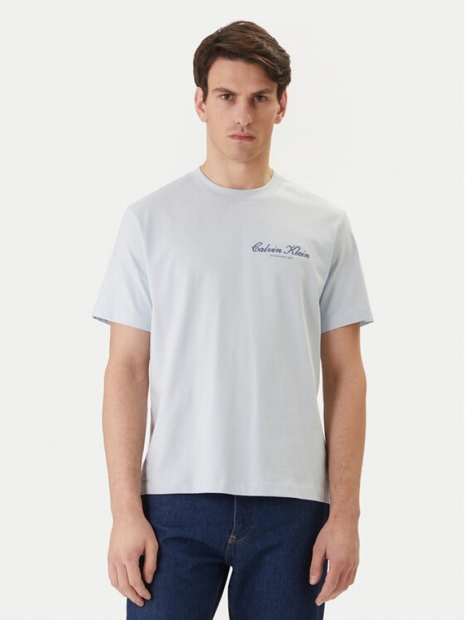 Calvin Klein Jeans T-Shirt LV04RF822G Niebieski Regular Fit