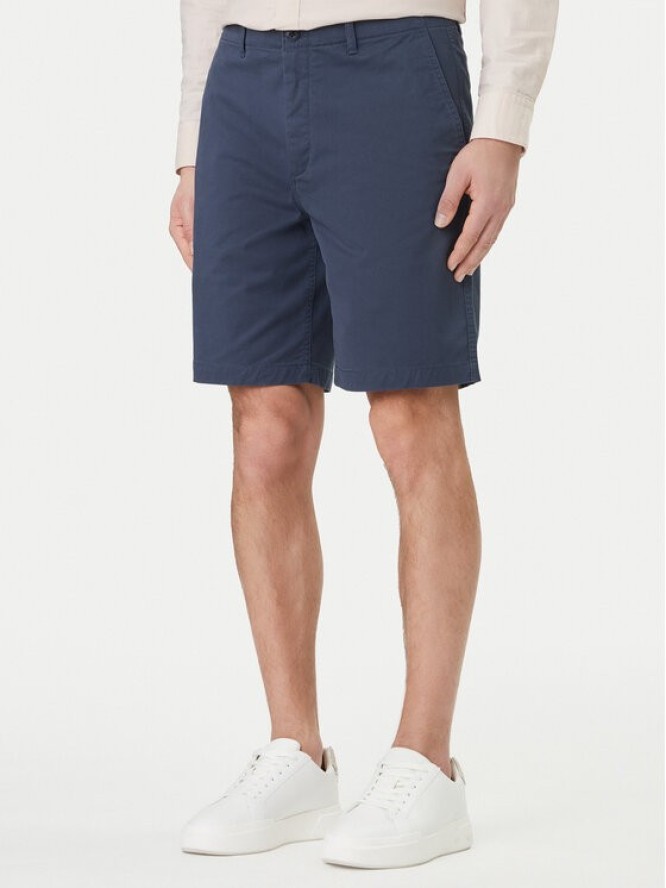Calvin Klein Jeans Szorty materiałowe LV04RF617G Granatowy Regular Fit