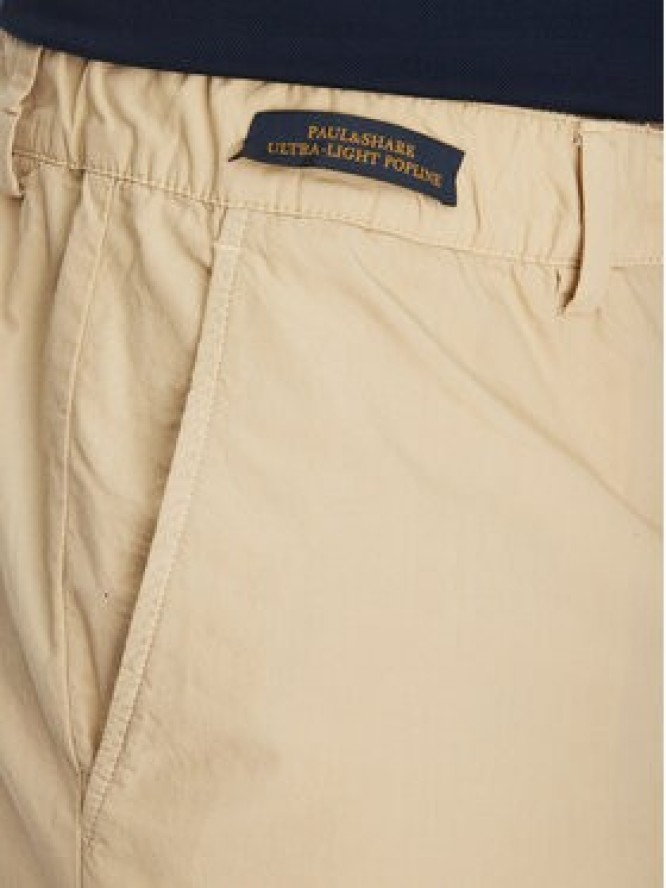 Paul&Shark Szorty materiałowe 25414026 Beżowy Regular Fit