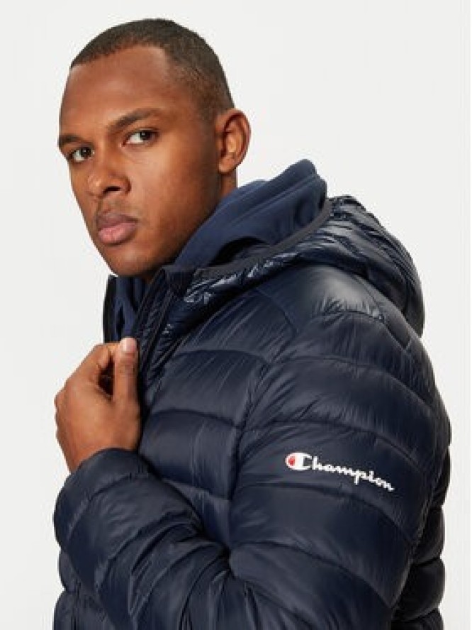 Champion Kurtka zimowa 220340 Granatowy Regular Fit