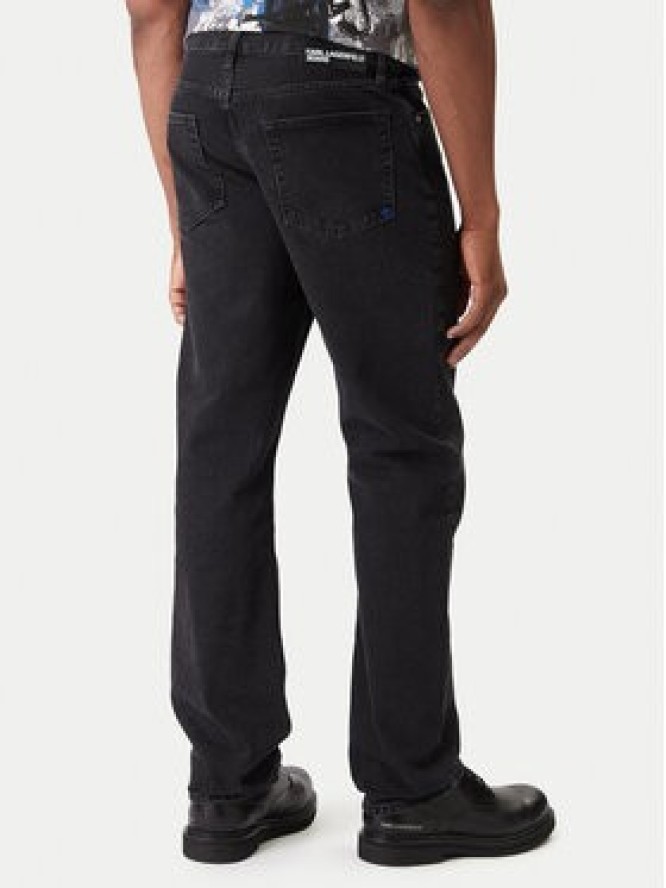 Karl Lagerfeld Jeans Jeansy B1M10039 Czarny Straight Fit