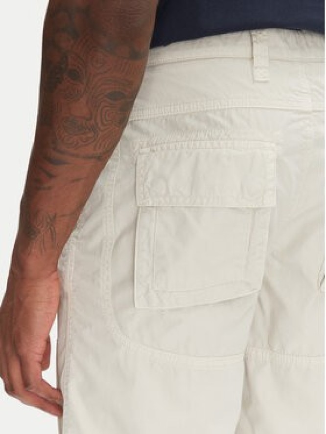 Aeronautica Militare Szorty materiałowe 251BE041CT1122 Écru Regular Fit