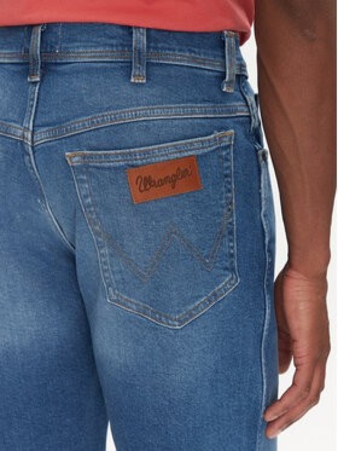 Wrangler Szorty jeansowe Texas 112362505 Niebieski Regular Fit