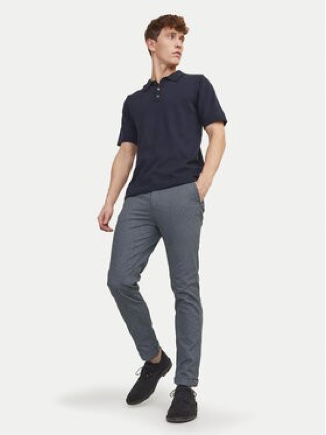 Jack & Jones Chinosy Marco 12206199 Niebieski Slim Fit