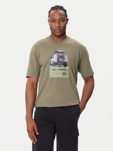 BOSS T-Shirt Te_Wagon 50546958 Zielony Relaxed Fit