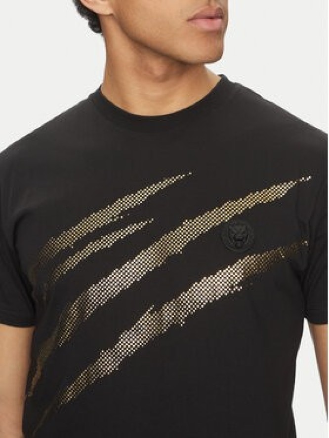 Plein Sport T-Shirt SAEC MTK8008 STE001N Czarny Regular Fit