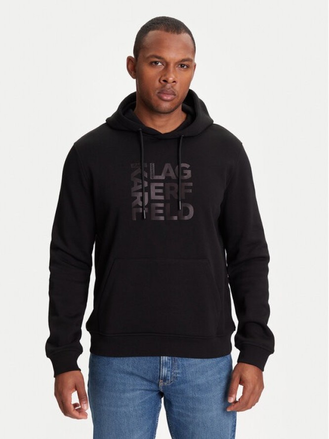 KARL LAGERFELD Bluza 705039 553910 Czarny Regular Fit