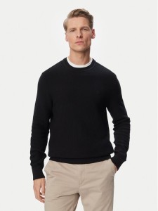 Calvin Klein Sweter LV04LF304G Czarny Regular Fit