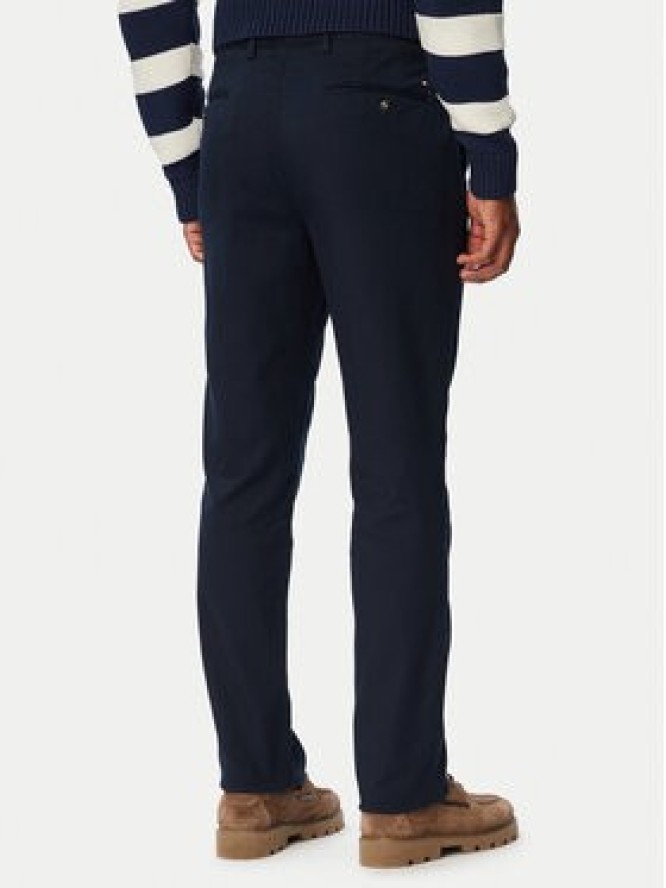 Tommy Hilfiger Chinosy Denton MW0MW43151 Granatowy Regular Fit