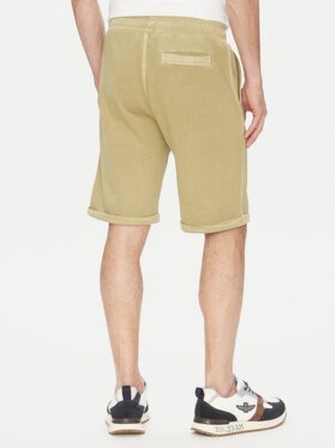 Aeronautica Militare Szorty sportowe 251BF016F583 Beżowy Regular Fit