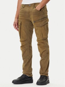 G-Star Raw Spodnie materiałowe Rovic Zip 3D D02190-E172 Zielony Tapered Fit