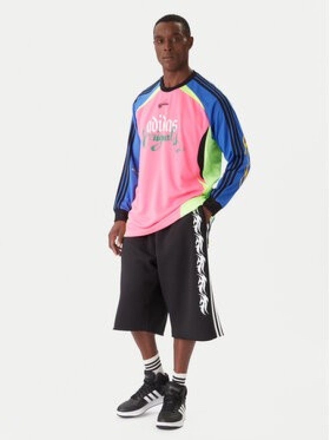 adidas Szorty sportowe Spiders JW0205 Czarny Oversize