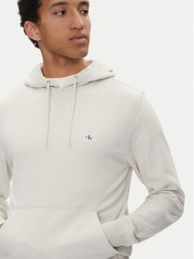 Calvin Klein Jeans Bluza J30J327113 Écru Regular Fit