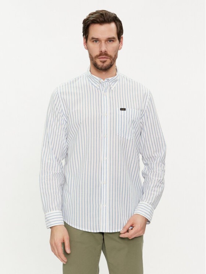 Lee Koszula 112349979 Biały Regular Fit