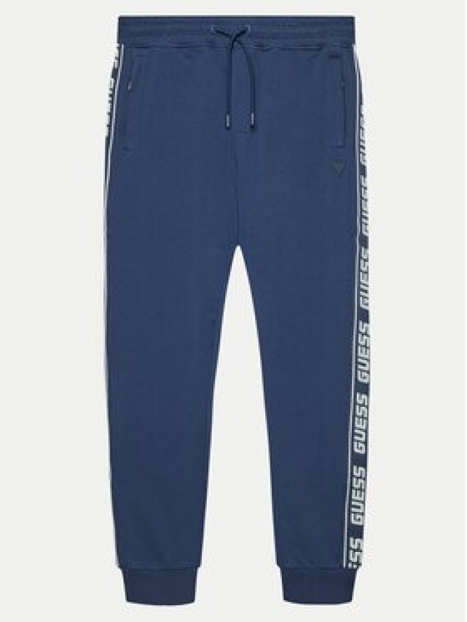 Guess Spodnie dresowe Z2YB19 K6ZS1 Granatowy Regular Fit
