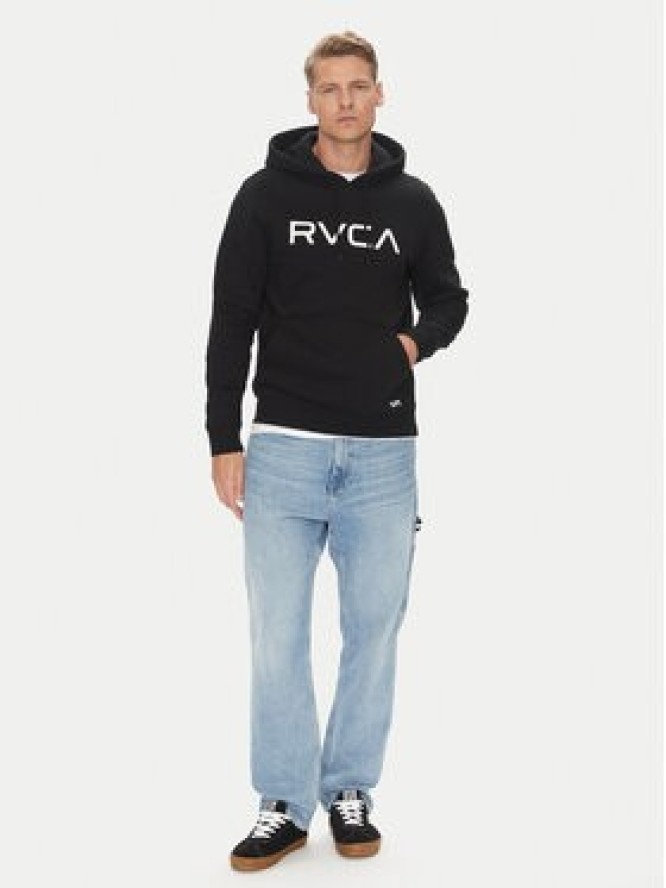 RVCA Bluza AVYSF00223 Czarny Regular Fit