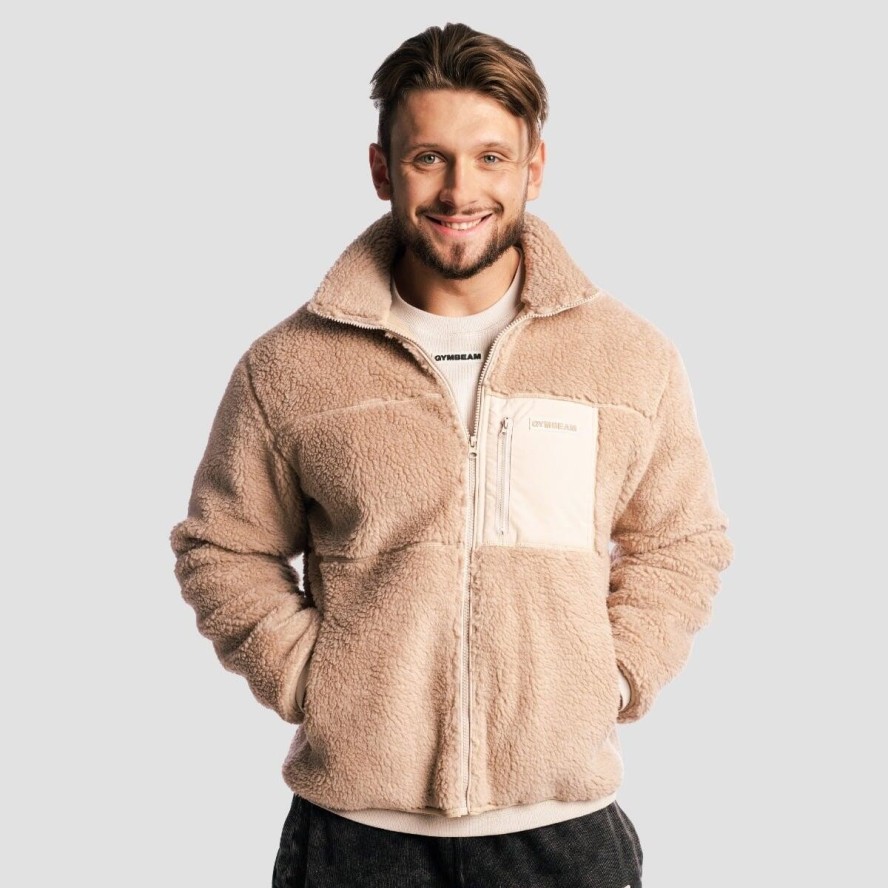 Kurtka męska fitness z zamkiem oversize Sherpa Canyon