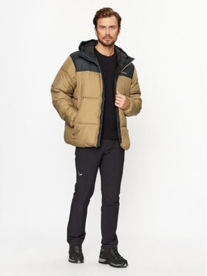 Columbia Kurtka zimowa Puffect™ Hooded Jacket Brązowy Regular Fit