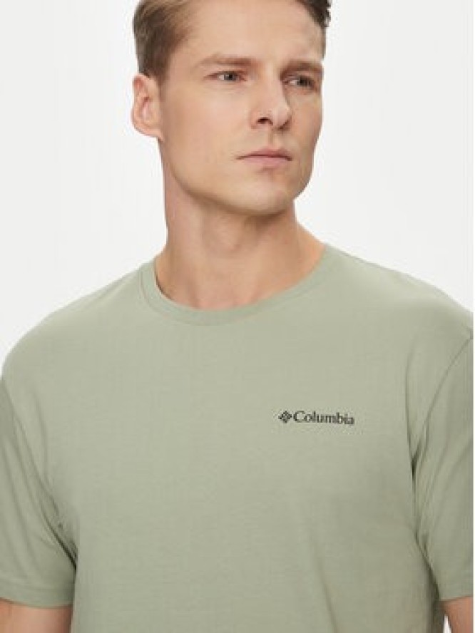 Columbia T-Shirt Barton Springs™ 2058331 Zielony Regular Fit