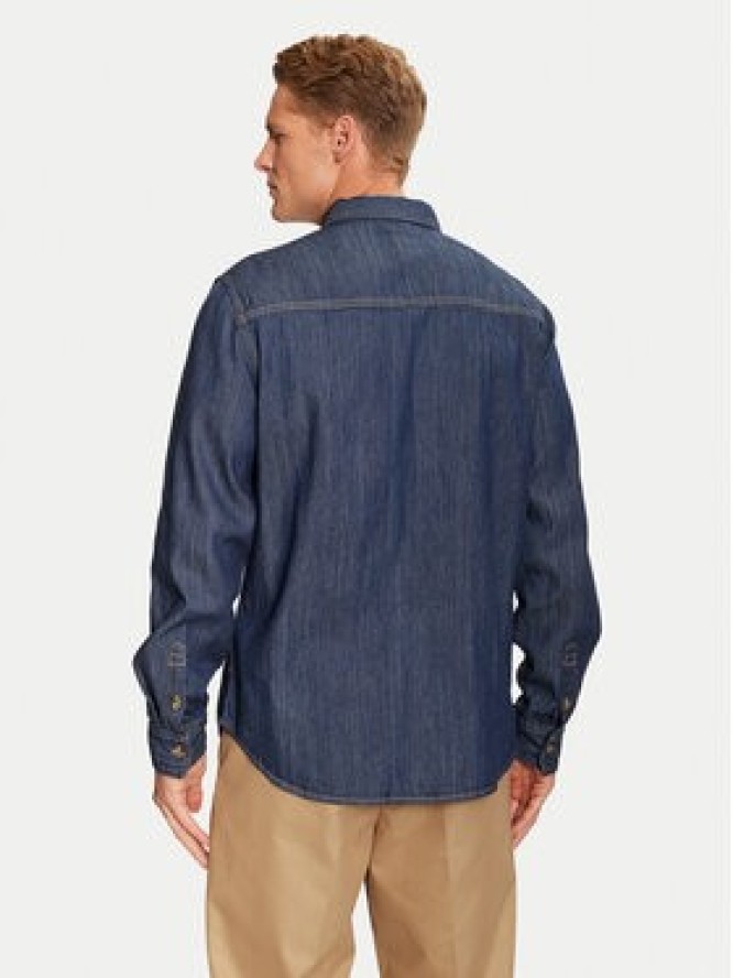 Guess Jeans Koszula jeansowa M4BH56 D5EI4 Granatowy Regular Fit