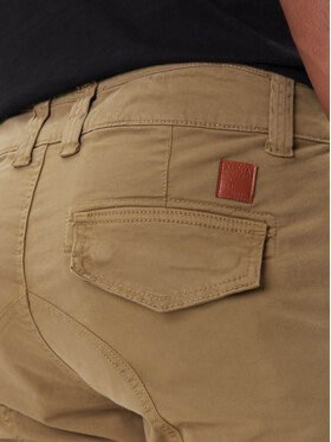 Alpha Industries Spodnie materiałowe Petrol Patch 178207 Zielony Slim Fit