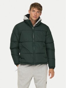 Only & Sons Kurtka zimowa 22025205 Zielony Regular Fit