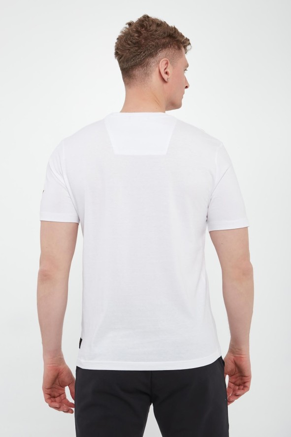 T-shirt męski z grafiką AERONAUTICA MILITARE