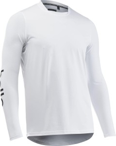 Koszulka rowerowa NORTHWAVE Bomb Hello Goodbye Jersey L/s biała