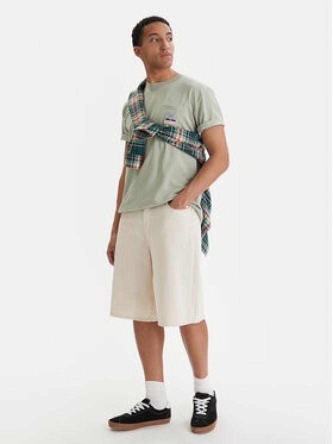 RVCA T-Shirt Palmcrest EVYZT00275 Zielony Relaxed Fit